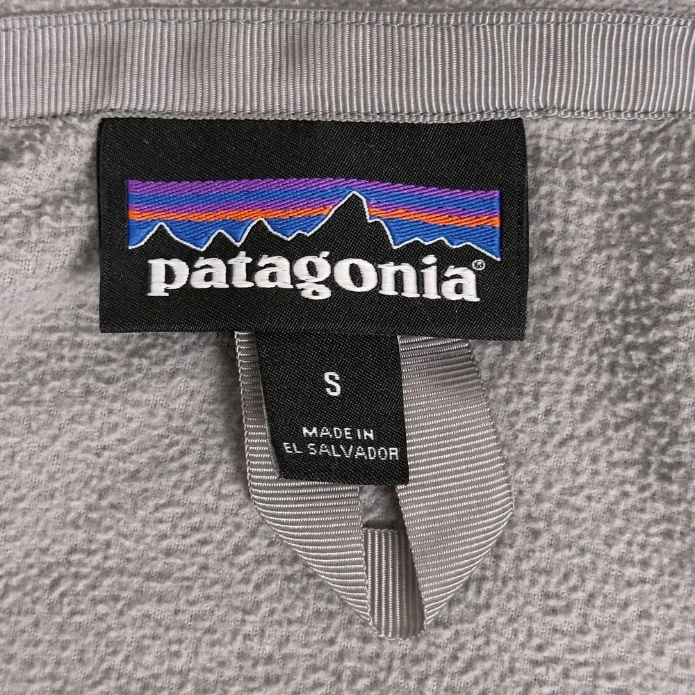 Patagonia Better Sweater Fleece Jacket Feather Grey Full Zip Mock‎ Neck Mens S